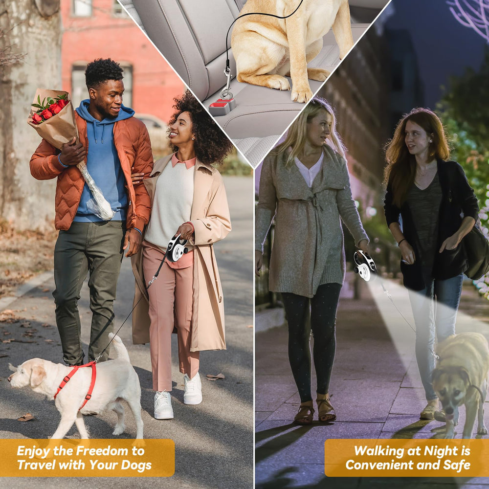ODRIEW LED light aids nighttime visibility during walks