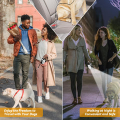 ODRIEW LED light aids nighttime visibility during walks