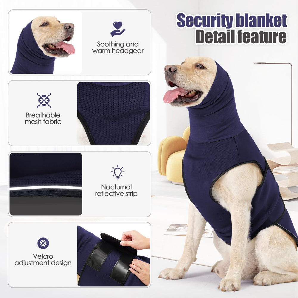 ODSSTAIPS Dog Anxiety Vest side view highlights adjustable waistband for secure fit.