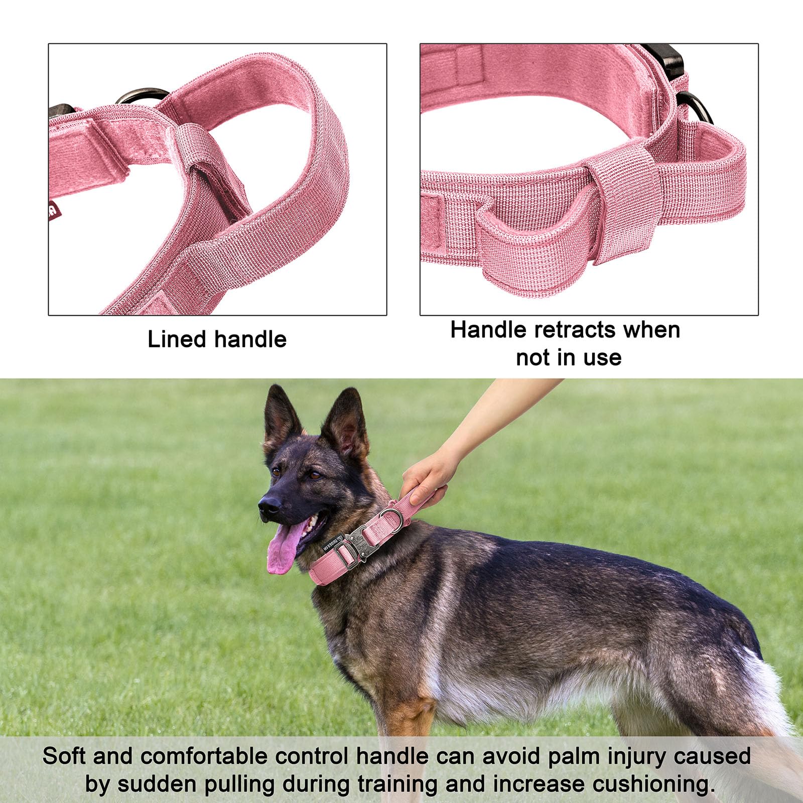 OEBEESA tactical dog collar patches offer customizable style for daily adventures