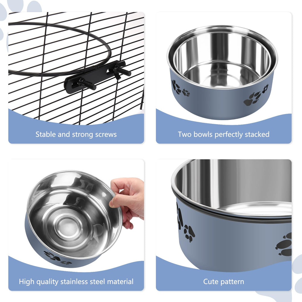 OFFKITSLY crate-compatible design fits dogs, cats, and small pets.