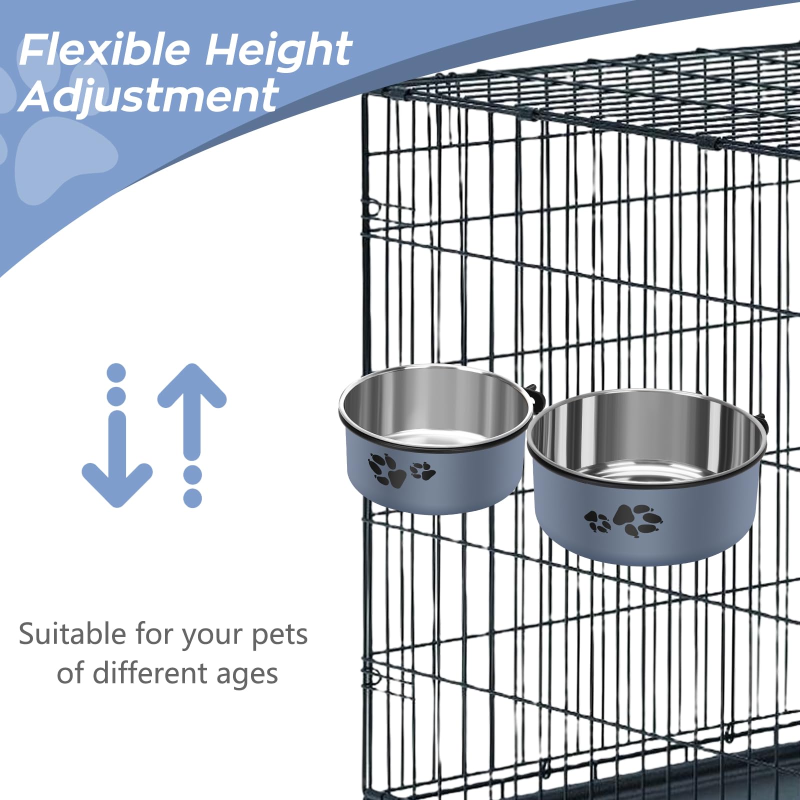 OFFKITSLY exterior-pattern bowl adds style and captures pet attention.