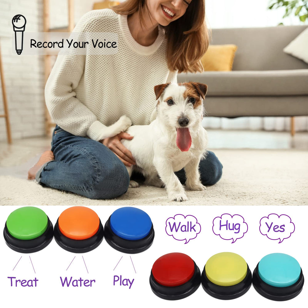OFVENS voice recording button close-up highlights the tactile button and clear beep.
