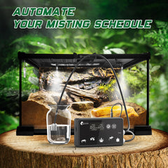 Ogioxam auto mister installation setup shows easy plug-and-play hookup.