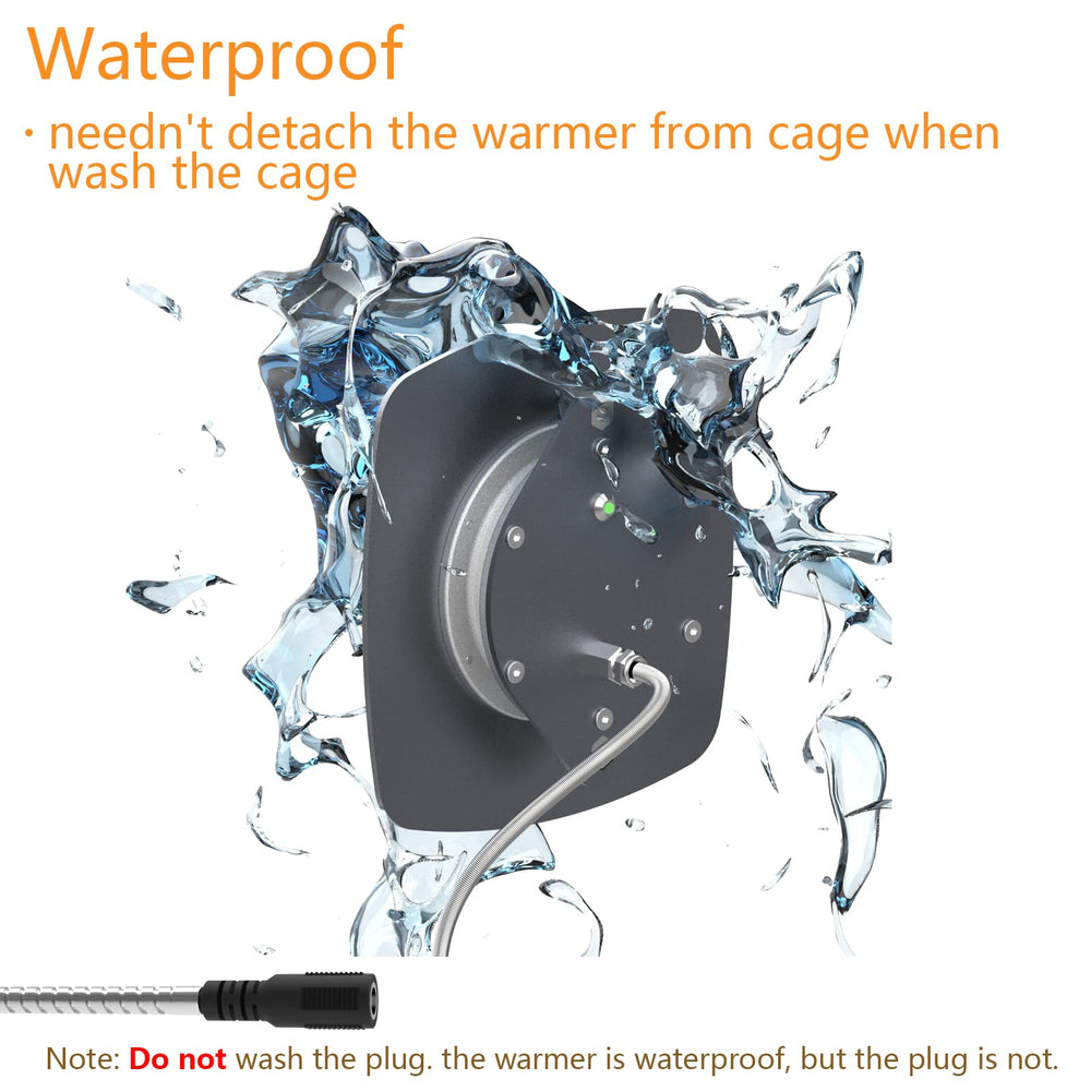 Ogioxam Bird Heater compact 5-3-inch fits most cages