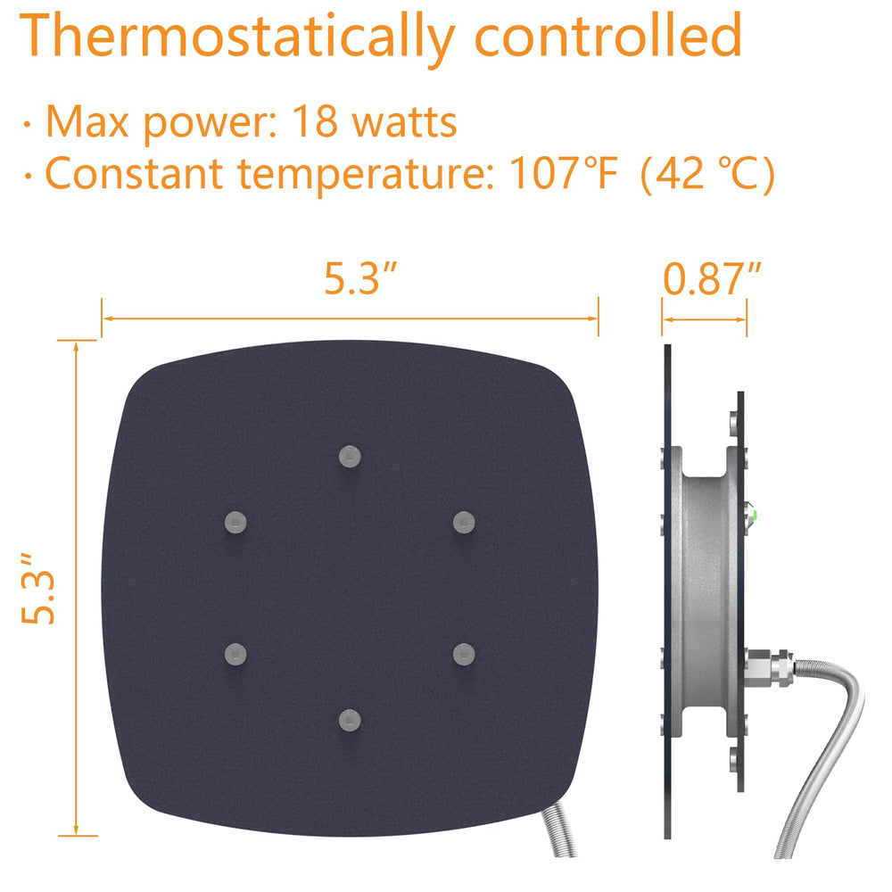 Ogioxam Bird Heater IP67 rating enables easy cleaning