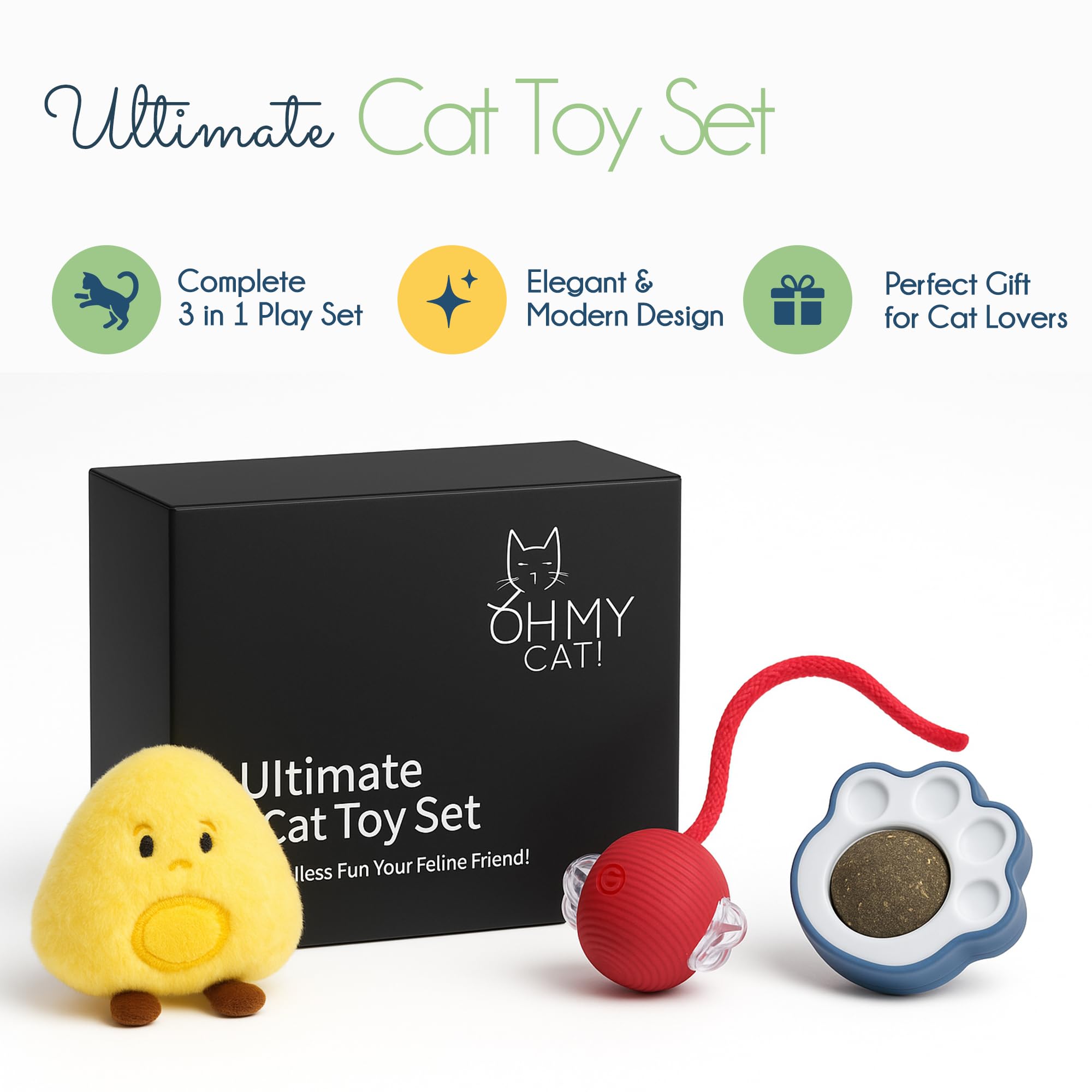 Oh My Cat! owner-bonding moment emphasizes shared fun and calm companionship.