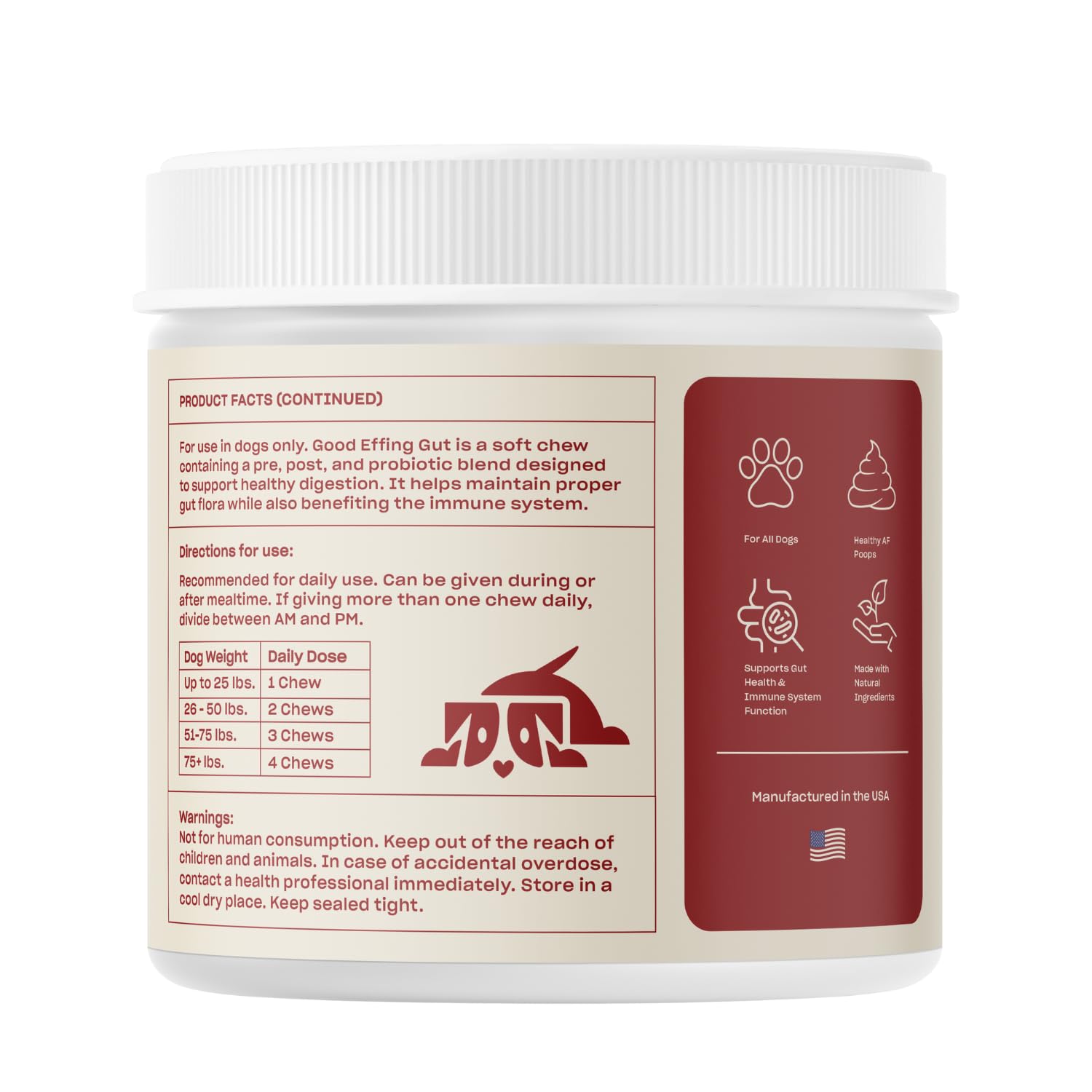 OH NORMAN! probiotic chews pumpkin-cinnamon flavor in packaging photo
