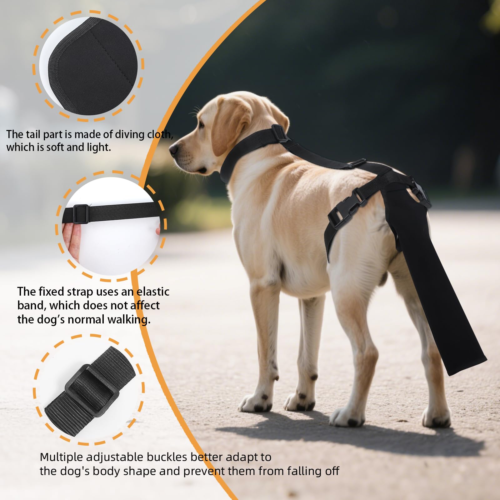 OHCOZZY tail guard with adjustable fit for secure wear