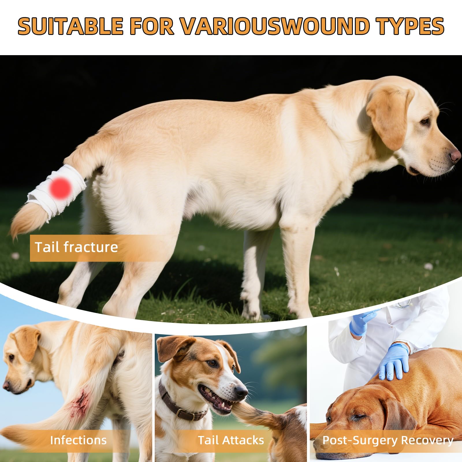 OHCOZZY tail protector in use shows secure straps for safe wear
