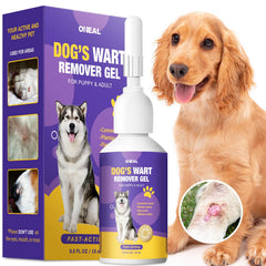 OHEAL dog wart remover bottle with applicator for at-home care