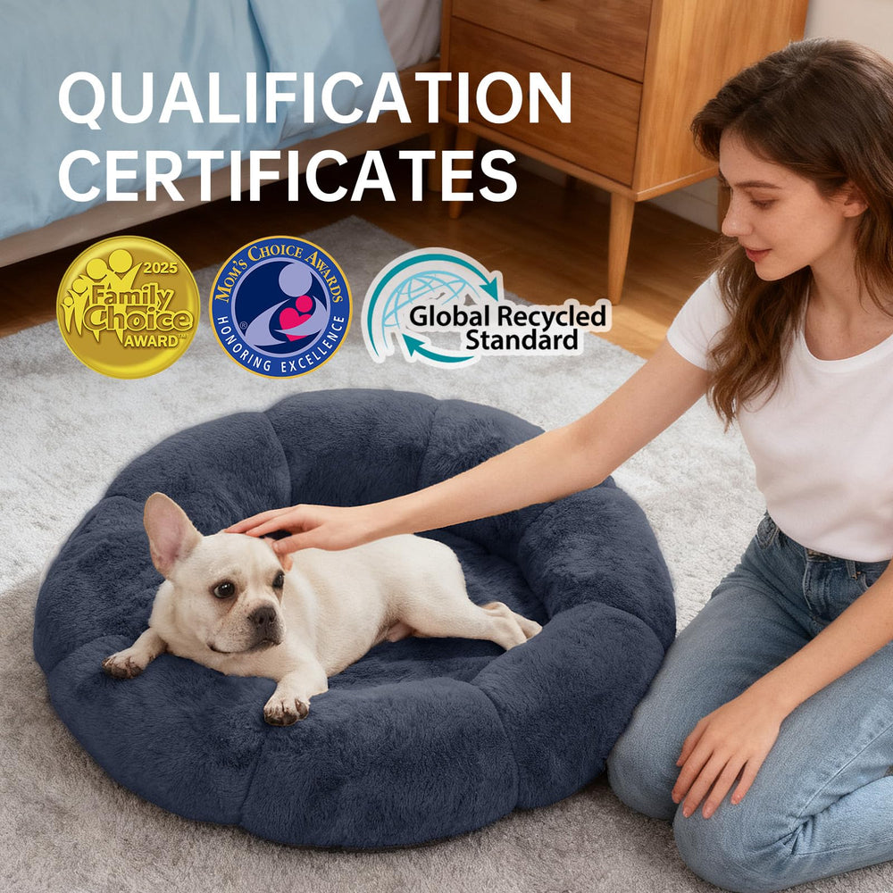 OhGeni foam-core blue shows high-density cushion supporting joints and easing pressure