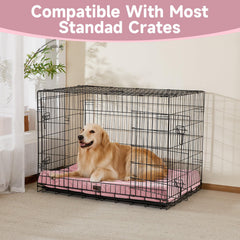 OhGeni orthopedic bed waterproof liner image emphasizes moisture barrier keeping foam dry.