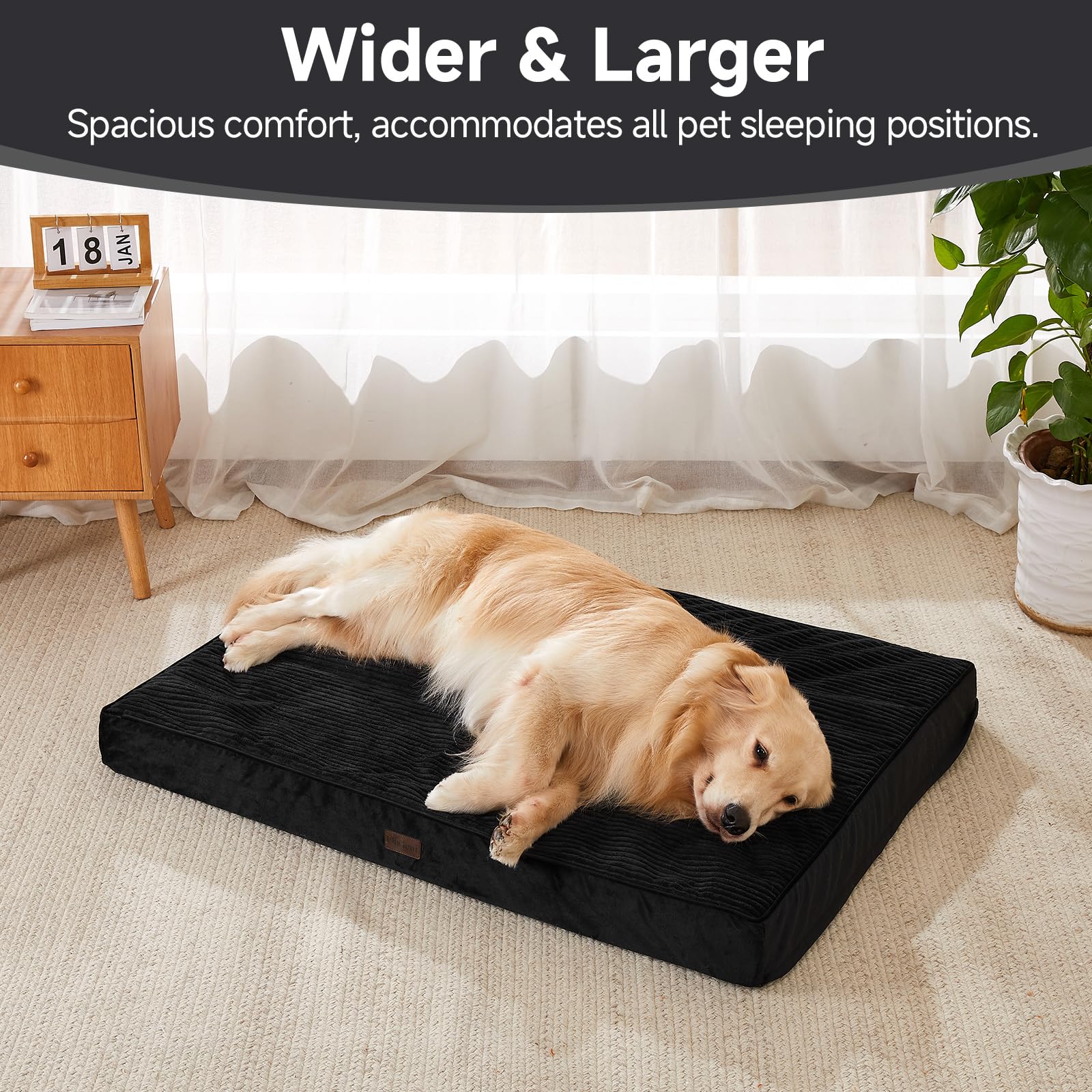 OhGeni waterproof liner close-up protects foam from moisture
