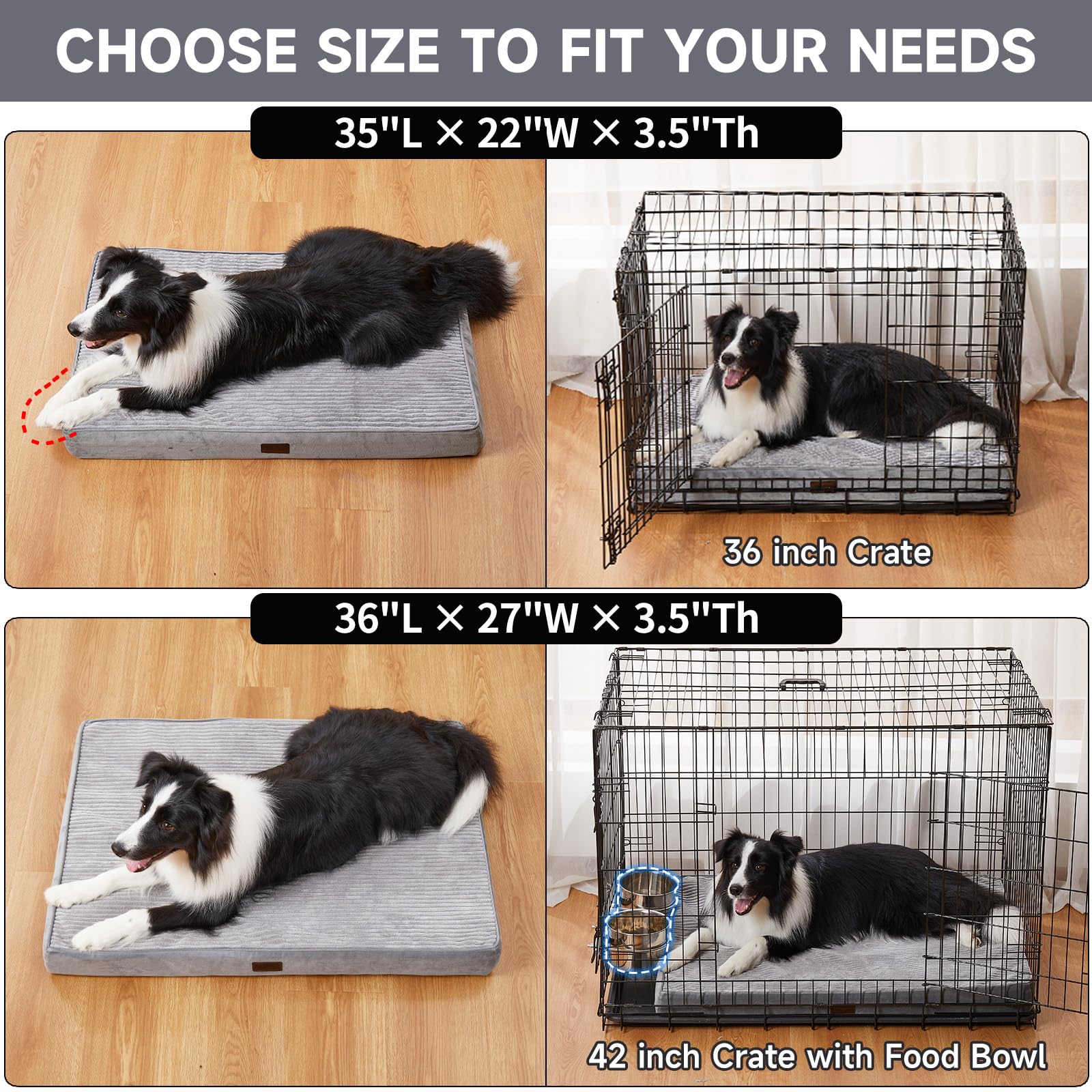 OhGeni waterproof inner liner protects foam, keeping the bed dry and clean.
