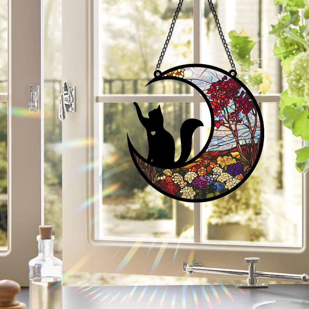 Ohhvvow Cat Memery SunCatcher name area invites personal tribute.