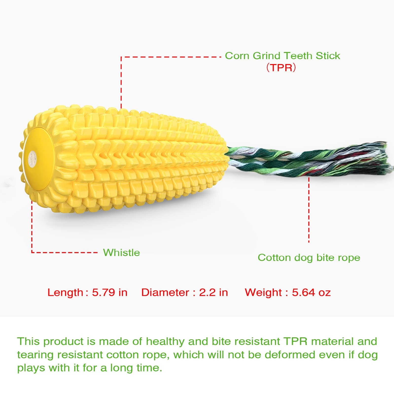 OHKEIYOY gift-ready dog toy: ideal birthday or Christmas gift for interactive chewers.