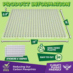 ohlela cat deterrent mat outdoor spikes keeps gardens and yards cat-free