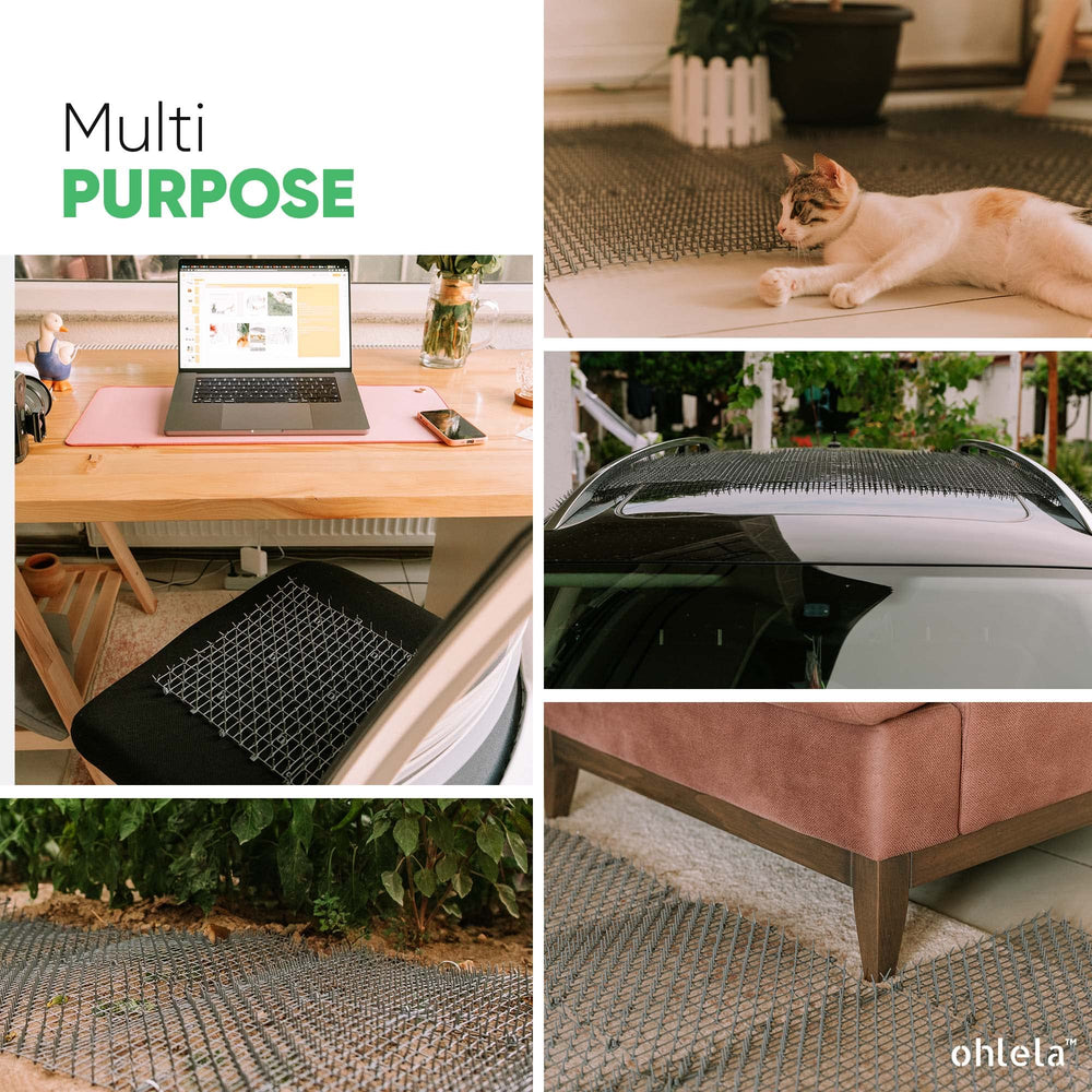ohlela scat mat yard border protection keeps pets away