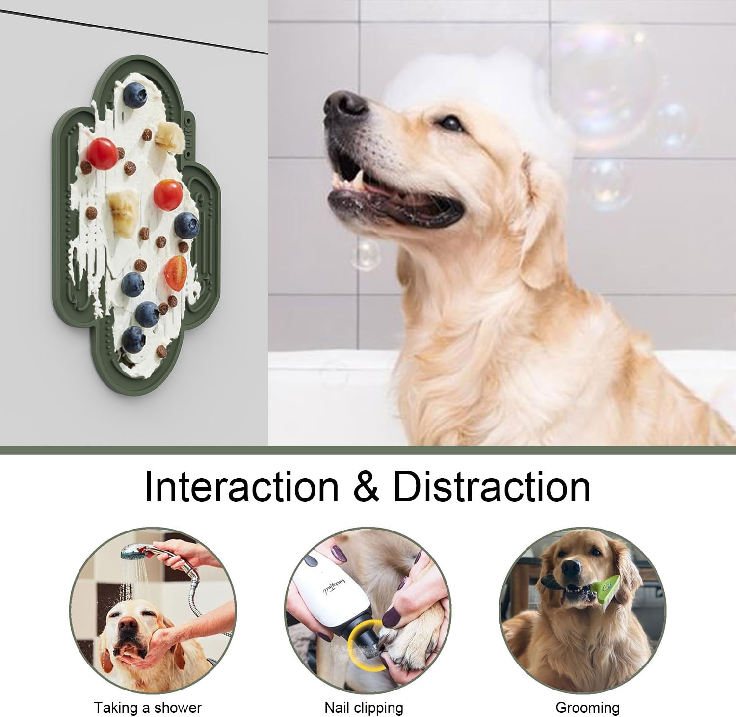 OHMO Cactus Lick Mat dishwasher-safe for easy cleanup after meals.