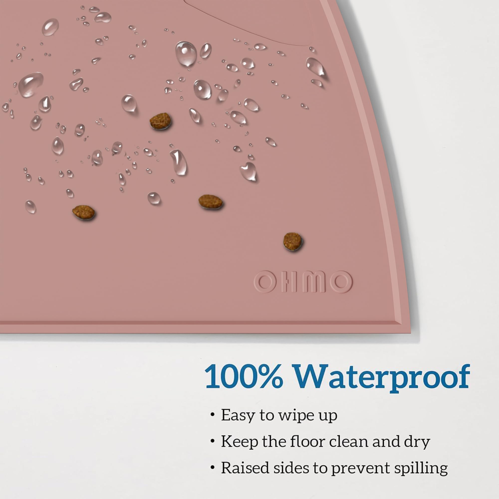 OHMO Cat Food Mat dishwasher-safe image highlighting easy cleaning