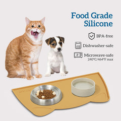 OHMO cat food mat is dishwasher-safe for easy cleanup.