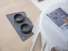 OHMO cat-food-mat quick-dry surface and dishwasher-safe cleaning.