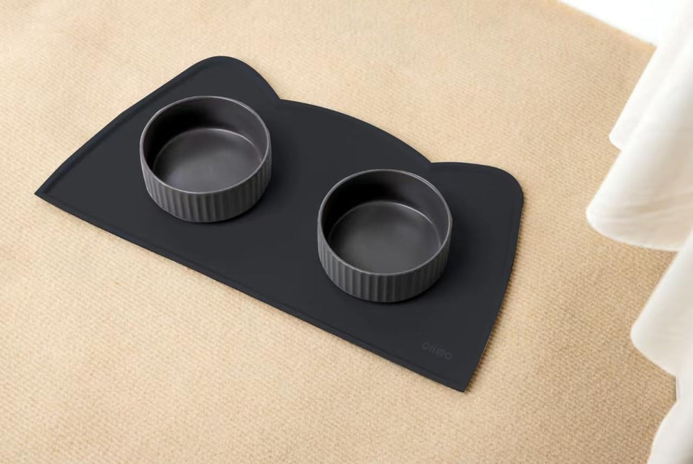 OHMO roll-up silicone mat is easy to store for travel and on-the-go meals.