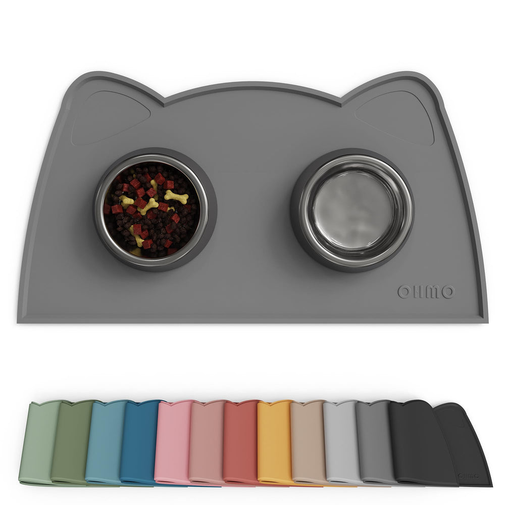 OHMO cat-food-mat silicone close-up showing safe, flexible surface for pets.