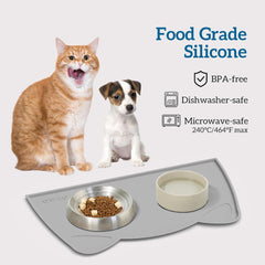 OHMO cat food mat waterproof and dishwasher safe for easy cleaning