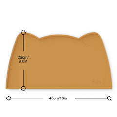 OHMO cat food mat waterproof surface dries quickly after meals.
