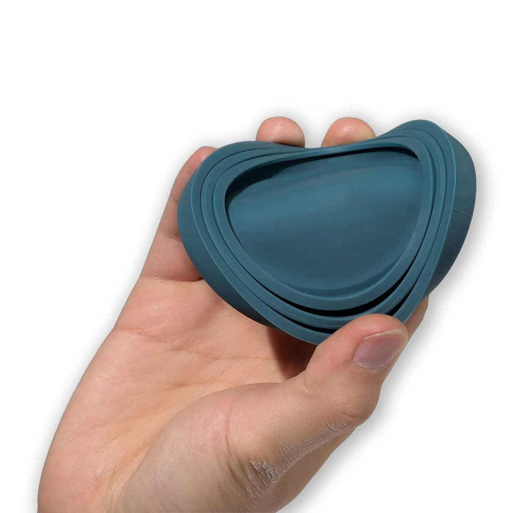 OHMO dark blue lid on a can for reuse and sealing
