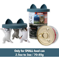 OHMO dark blue lid is BPA-free and safe for canned pet foods.