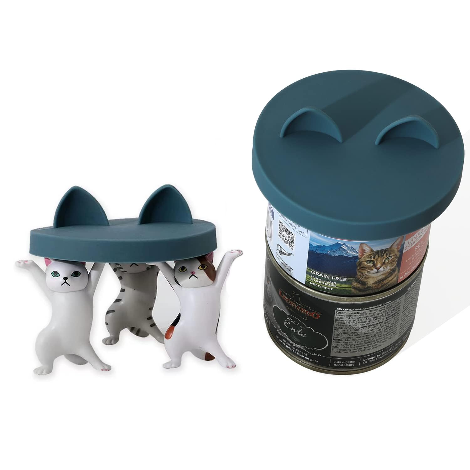 OHMO reusable lids reduce waste in home pet care.
