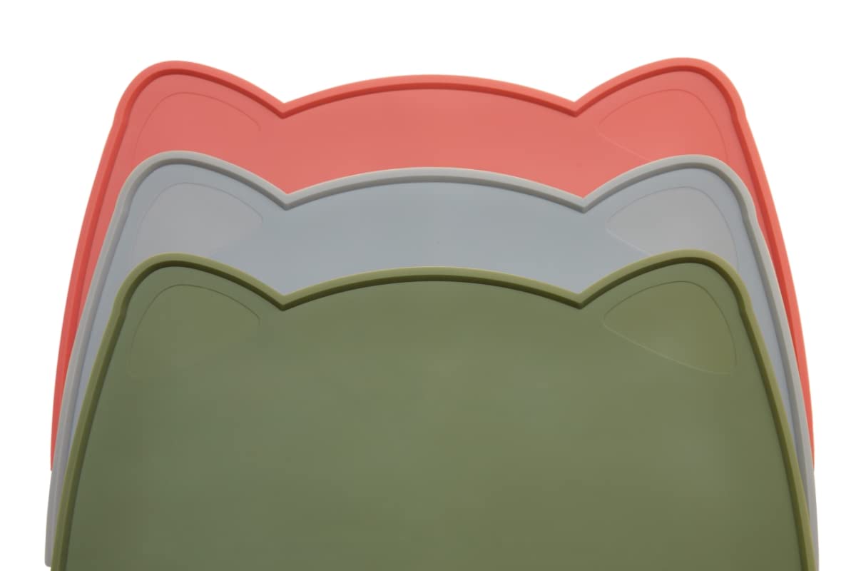 OHMO floor-protection-dish-bowl keeps feeding area neat and easy to sanitize.
