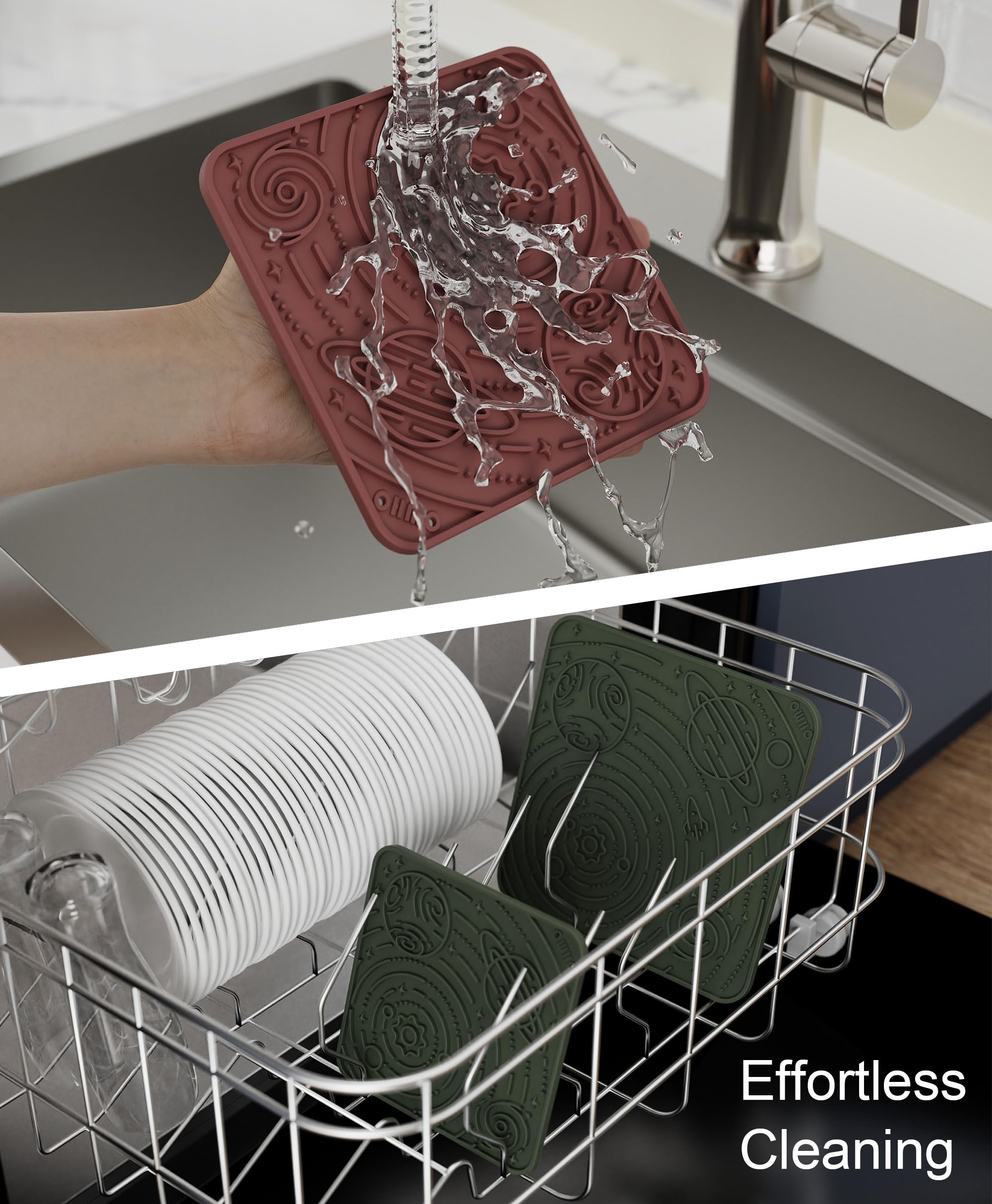 OHMO Lick Mat dishwasher-safe icon for easy cleaning