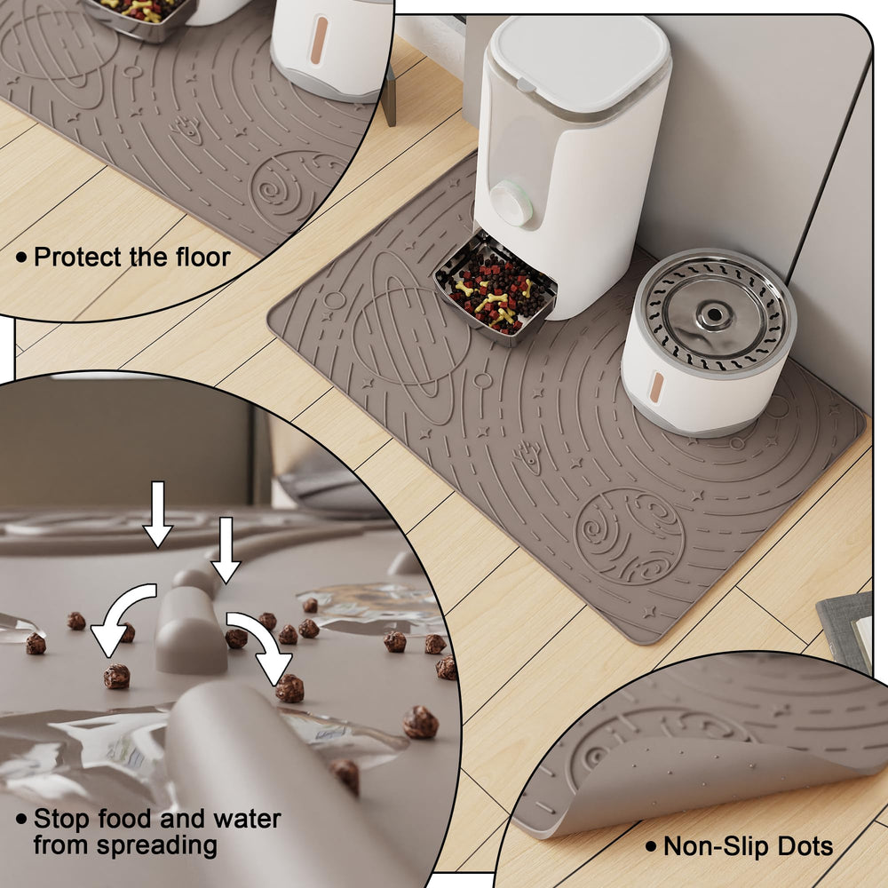 OHMO silicone feeding mat is easy to clean after meals.