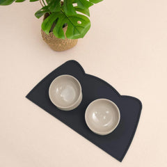 OHMO silicone pet feeding mat anti-slip bottom prevents sliding during feeding.