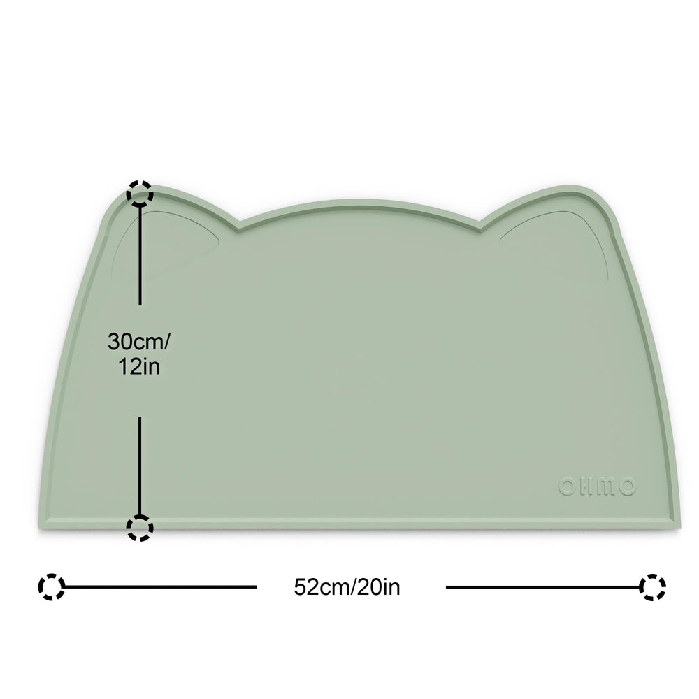 OHMO silicone-pet-feeding-mat-non-slip: secure placement during meals.