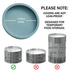 OHMO small can lid closeup shows 2.5–3 oz fit and seal.