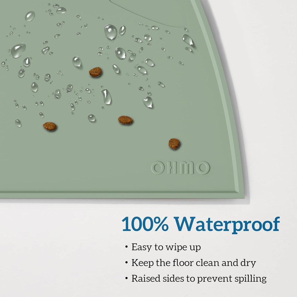 OHMO waterproof-pet-feeding-mat-dishwasher-safe: quick drying for busy households.