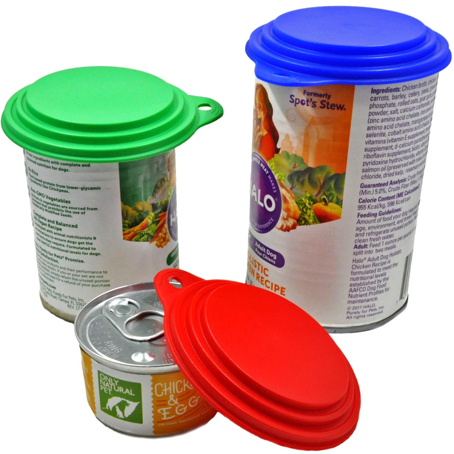 OHSAY USA pet food can cover lid on a can preserves freshness for meals.