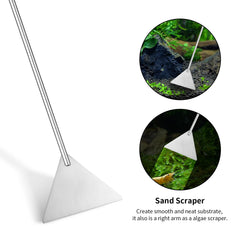 Ohtomber Aquascape curved feeding tongs repositioning driftwood and accessories.