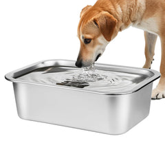 Ohtomber dog bowl with 2.65 gallon capacity for long-lasting water and meals outdoors