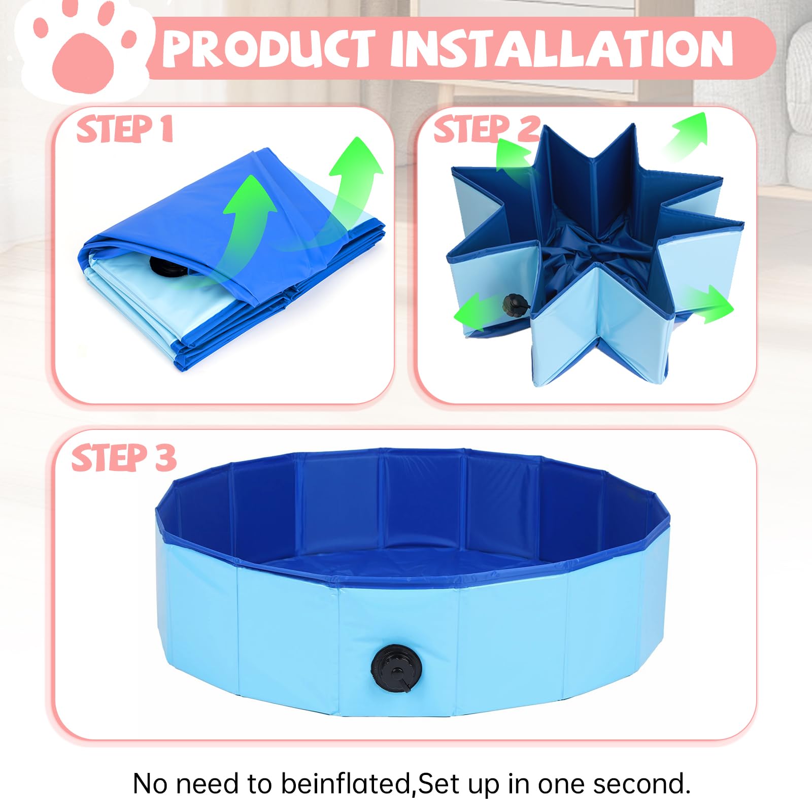 OIEKUN Cat Birthing Box easy-cleaning enables quick wipe-down after use.