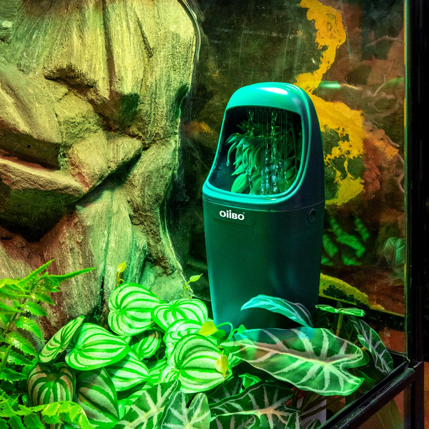 Oiibo reptile water fountain easy installation for quick setup