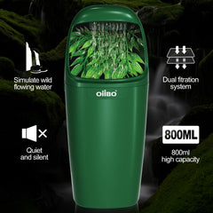Oiibo reptile water fountain safety quiet pump in operation