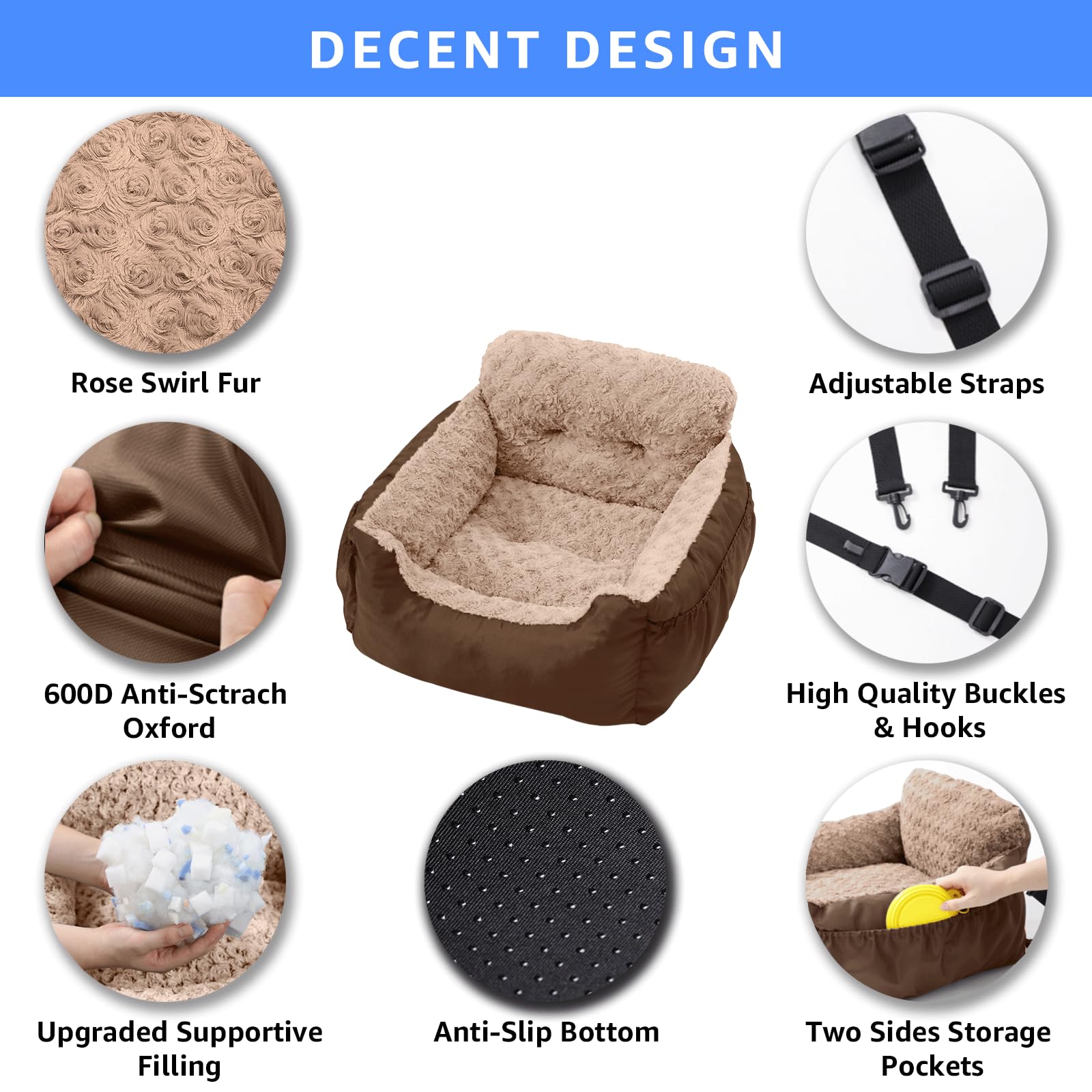 Oiilores car seat washable cover demonstrates easy cleaning after trips.