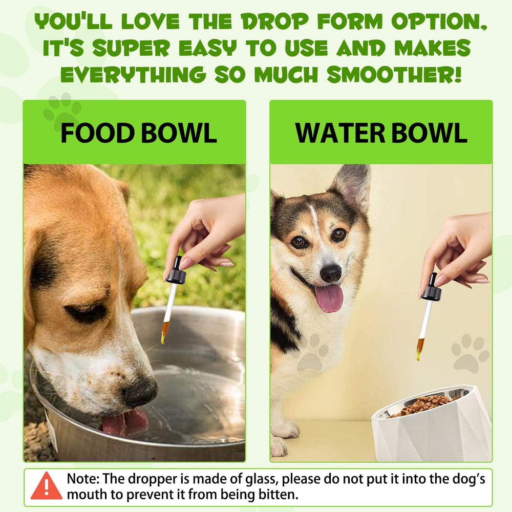 Oimmal Probiotics for Dogs senior and puppy usage illustration