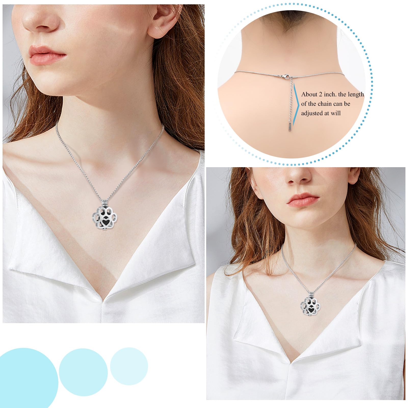 Oinsi pet cremation urn necklace gift box ready for heartfelt gifting